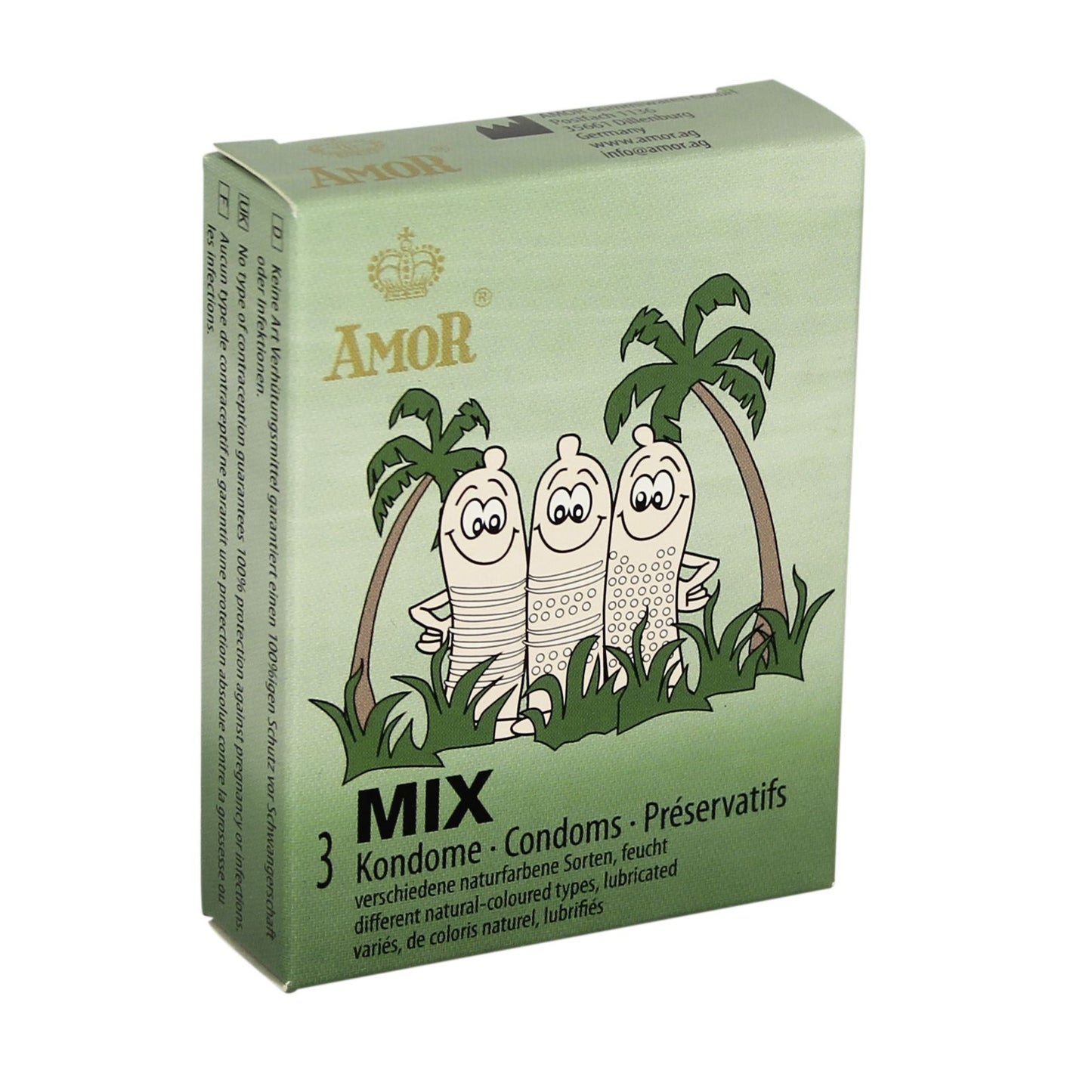 preservativi stimolanti mix 3pz amor