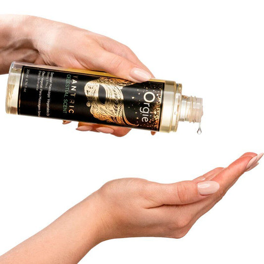 olio massaggio celestial scent 200ml orgie