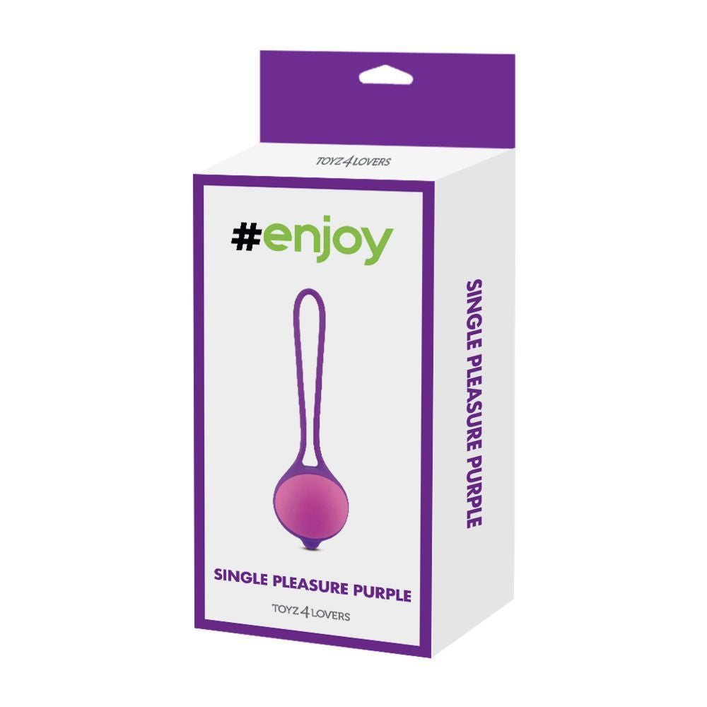 pallina vaginale single pleasure viola toyz4lovers scatola