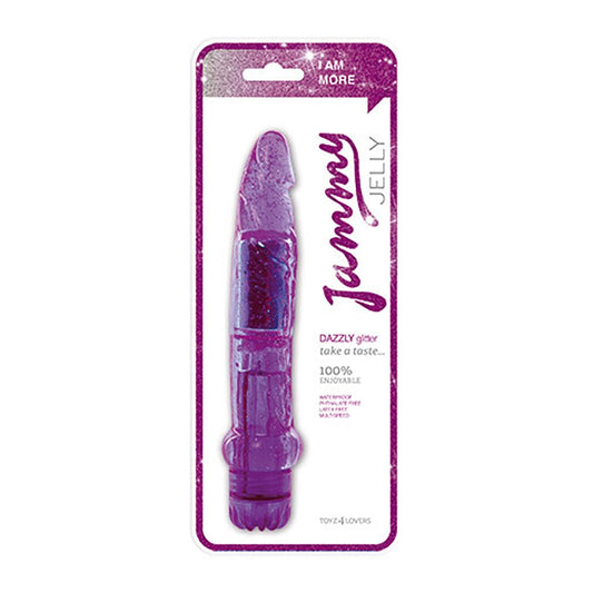 vibratore dazzly glitter purple toyz4lovers confezione