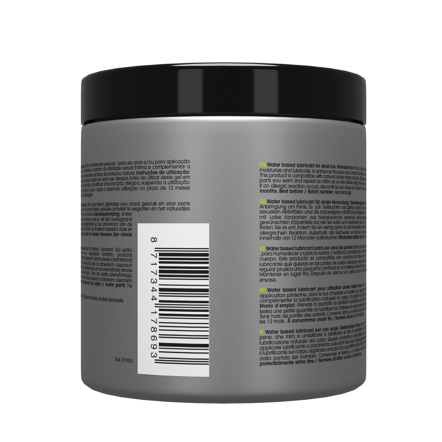 lubrificante anale extra thick 250ml cobeco