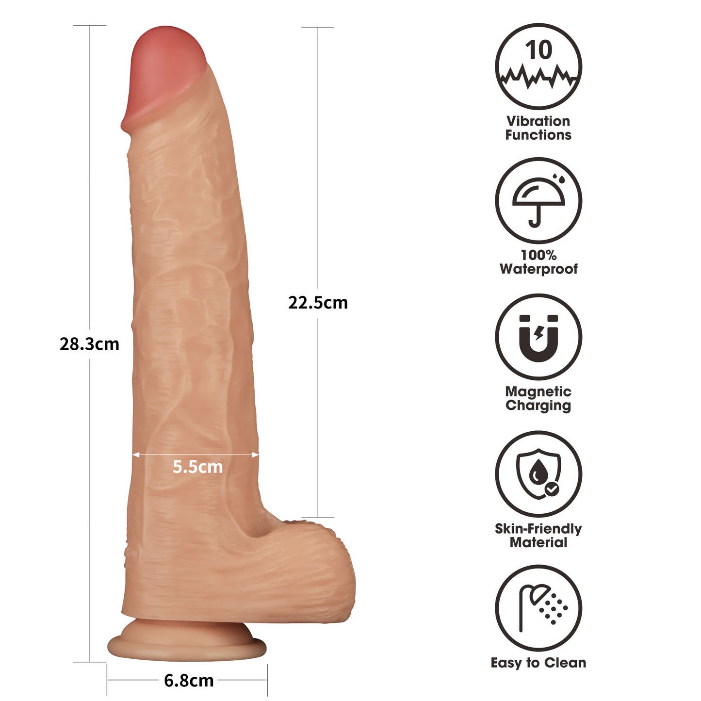 vibratore realistico true pleasure lovetoy