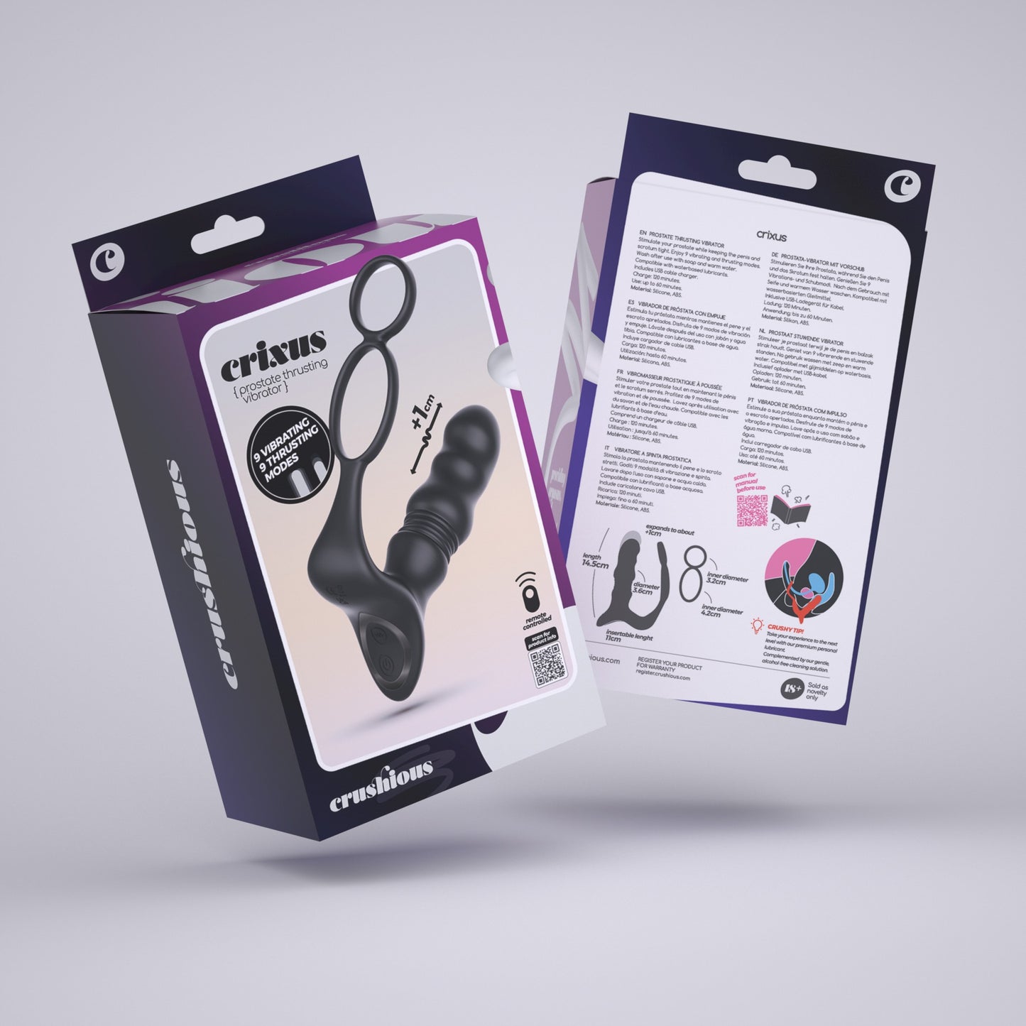 stimolatore prostata crixus nero crushious