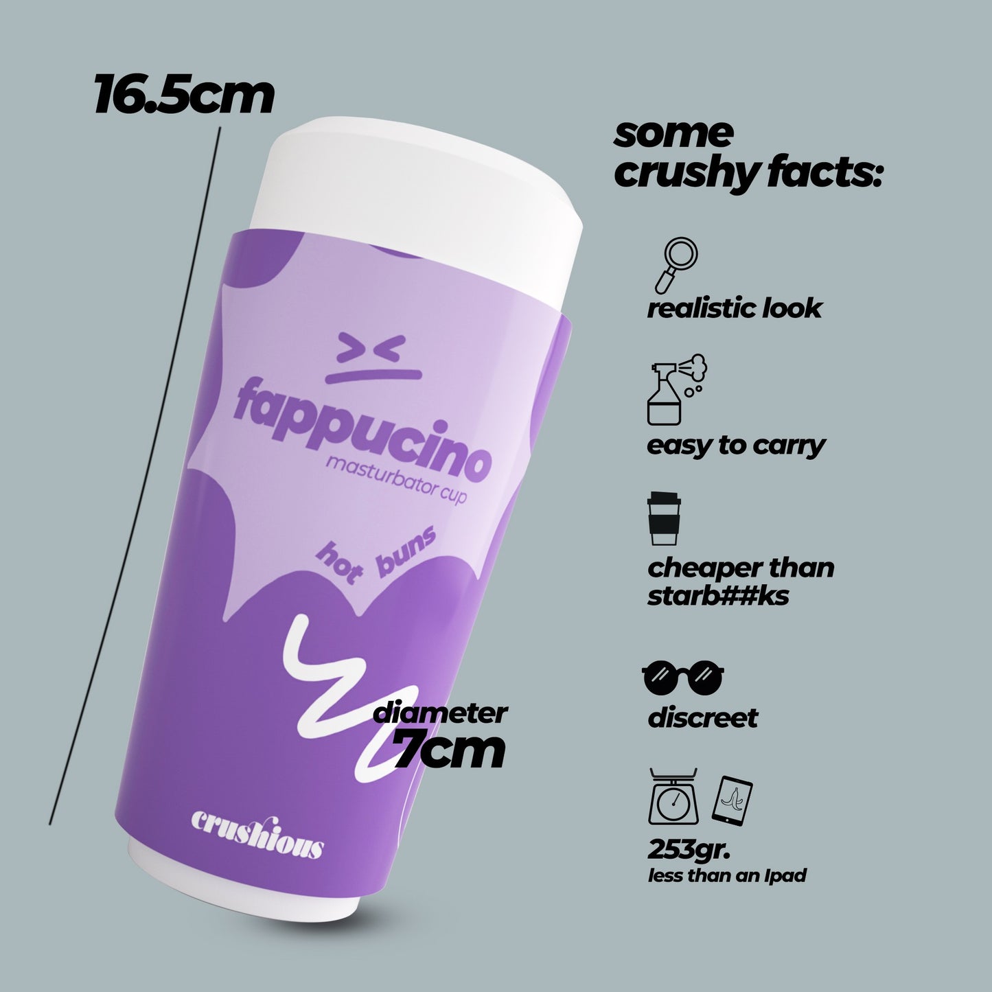 vagina artificiale fappuccino hot buns crushious