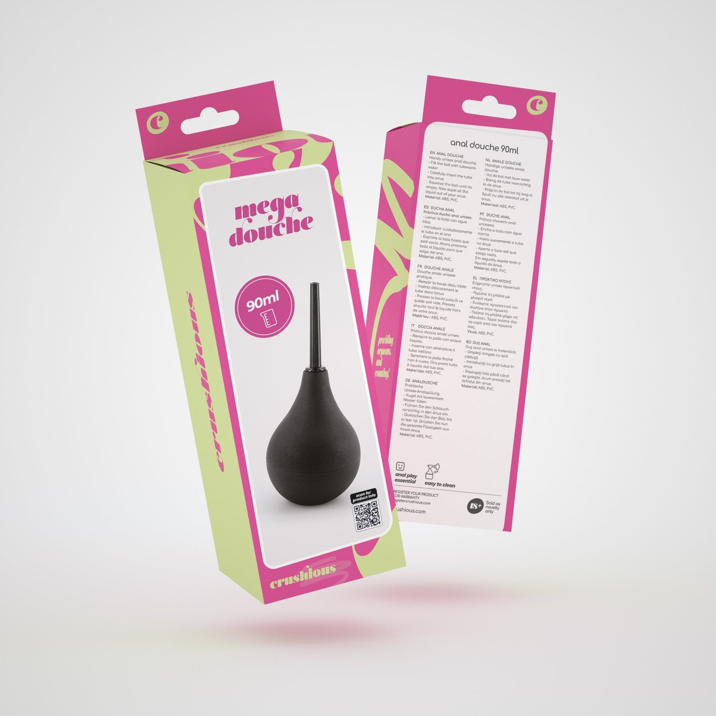 doccia anale mega douche nero crushious