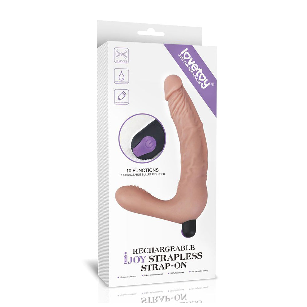 strap on strapless vibe real lovetoy confezione