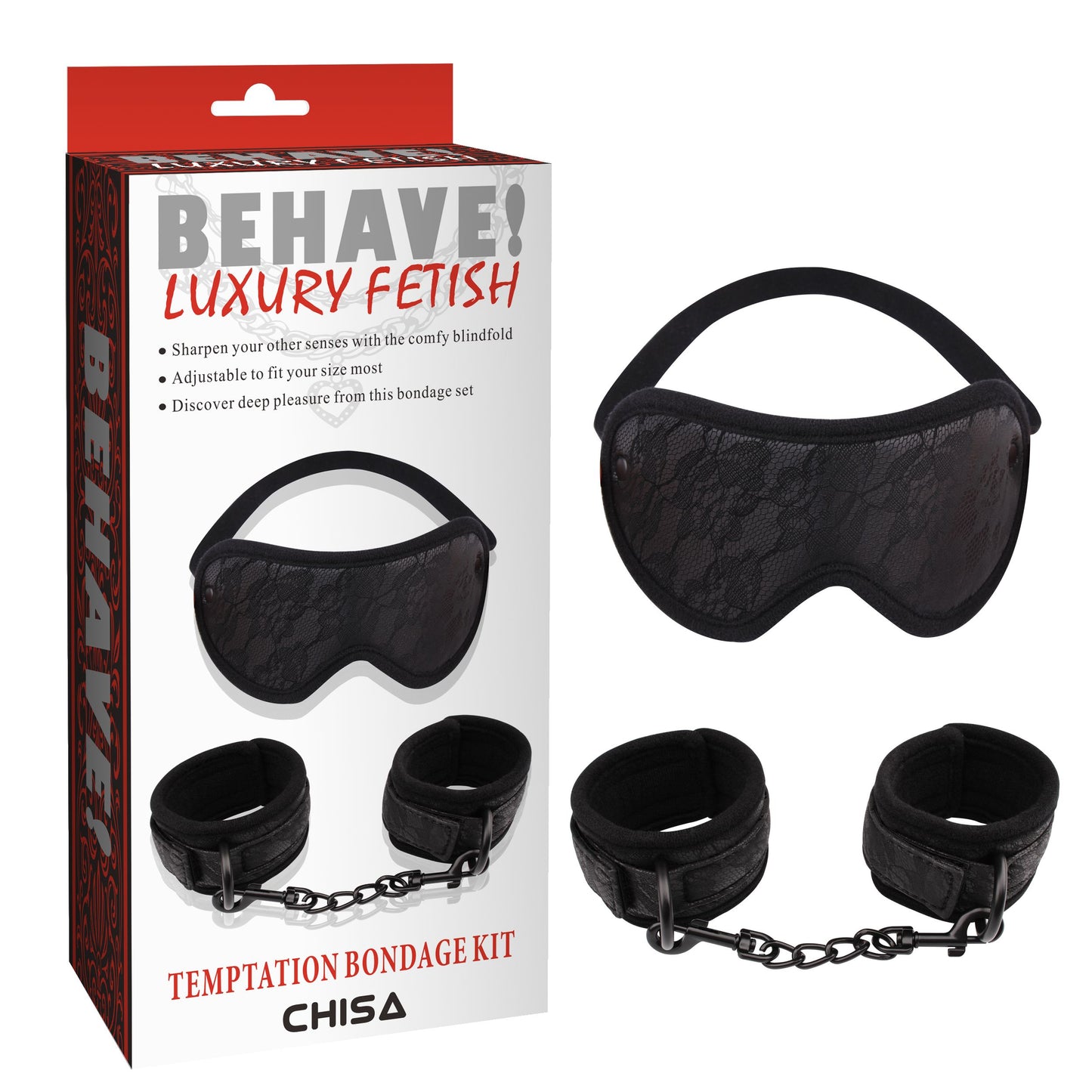 kit bondage temptation luxury chisa scatola