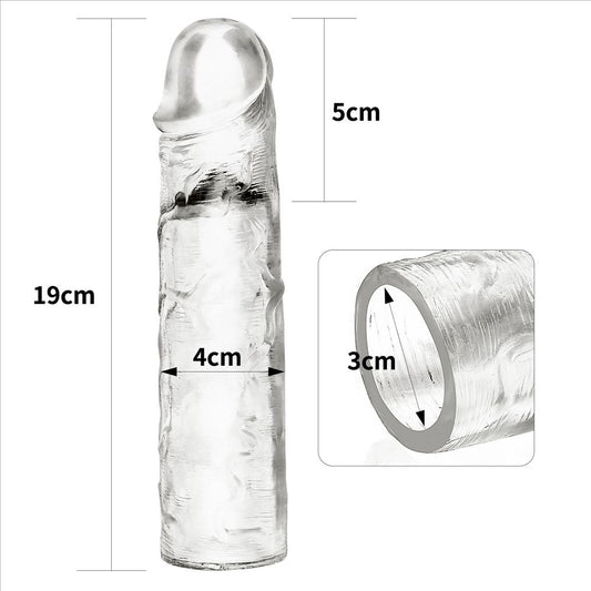 guaina e prolunga pene flawless 2 lovetoy misure