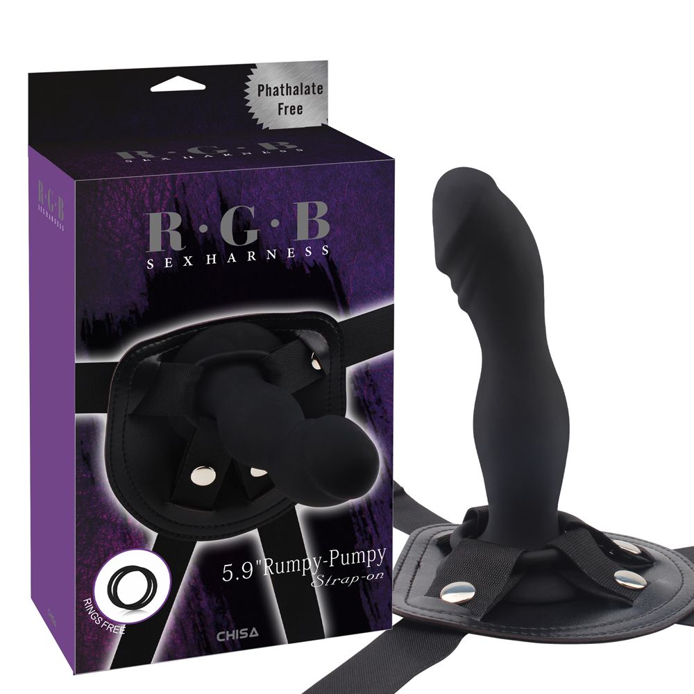 strap on rumpy pumpy nero chisa scatola