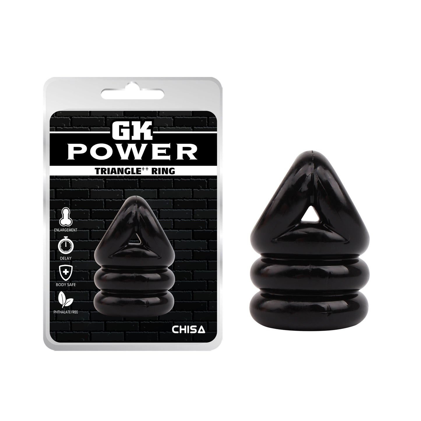 anello fallico triangle chisa scatola