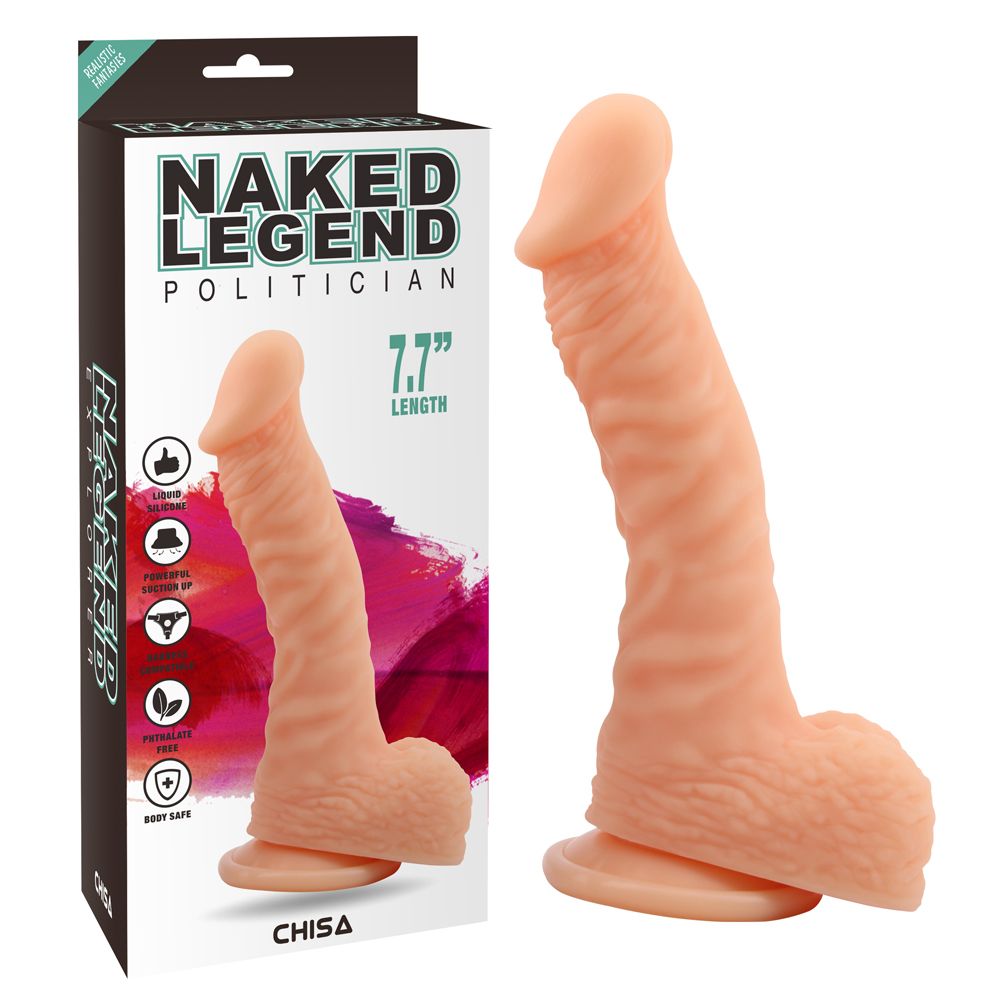 dildo realistico politician rosa flesh chisa scatola