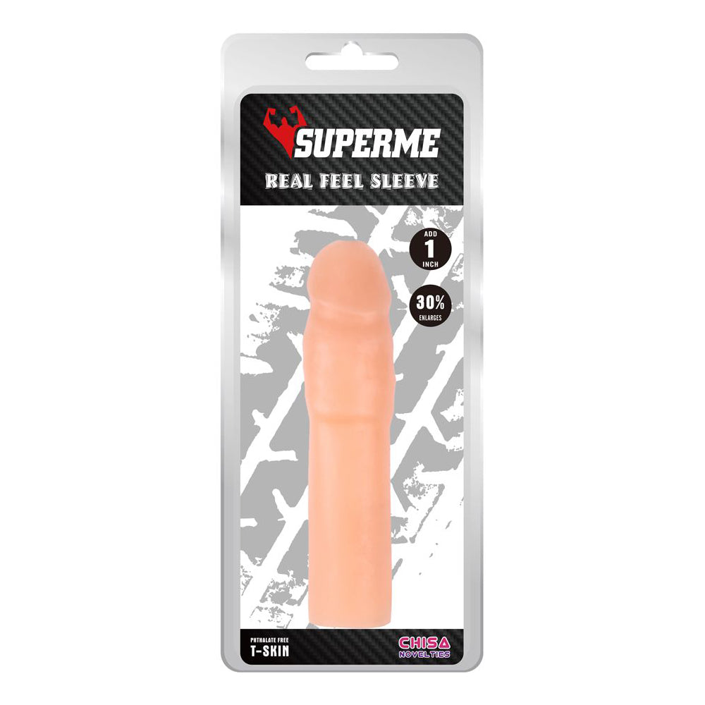 guaina fallica real feel rosa flesh chisa confezione