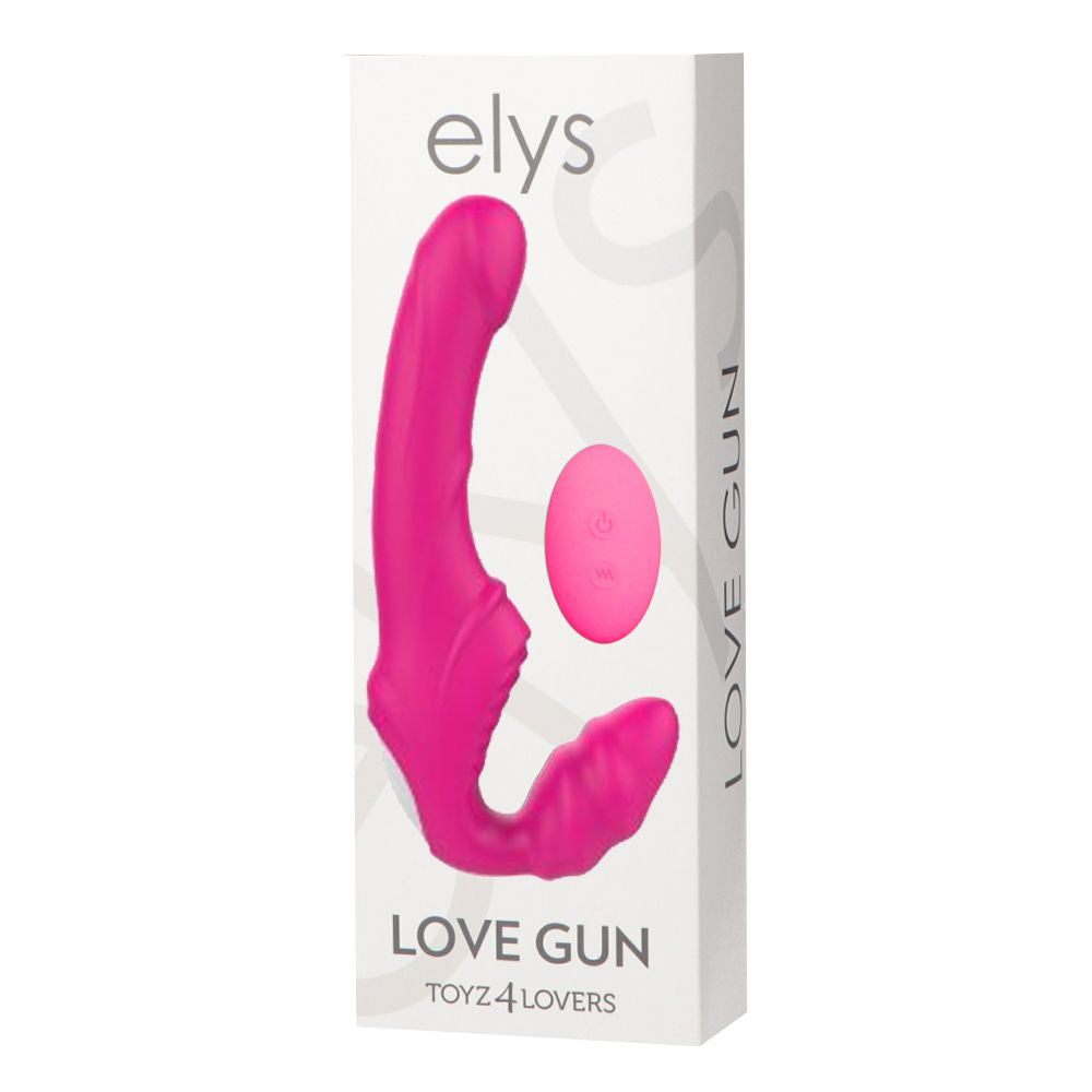 strap on vibrante love gun toyz4lovers scatola