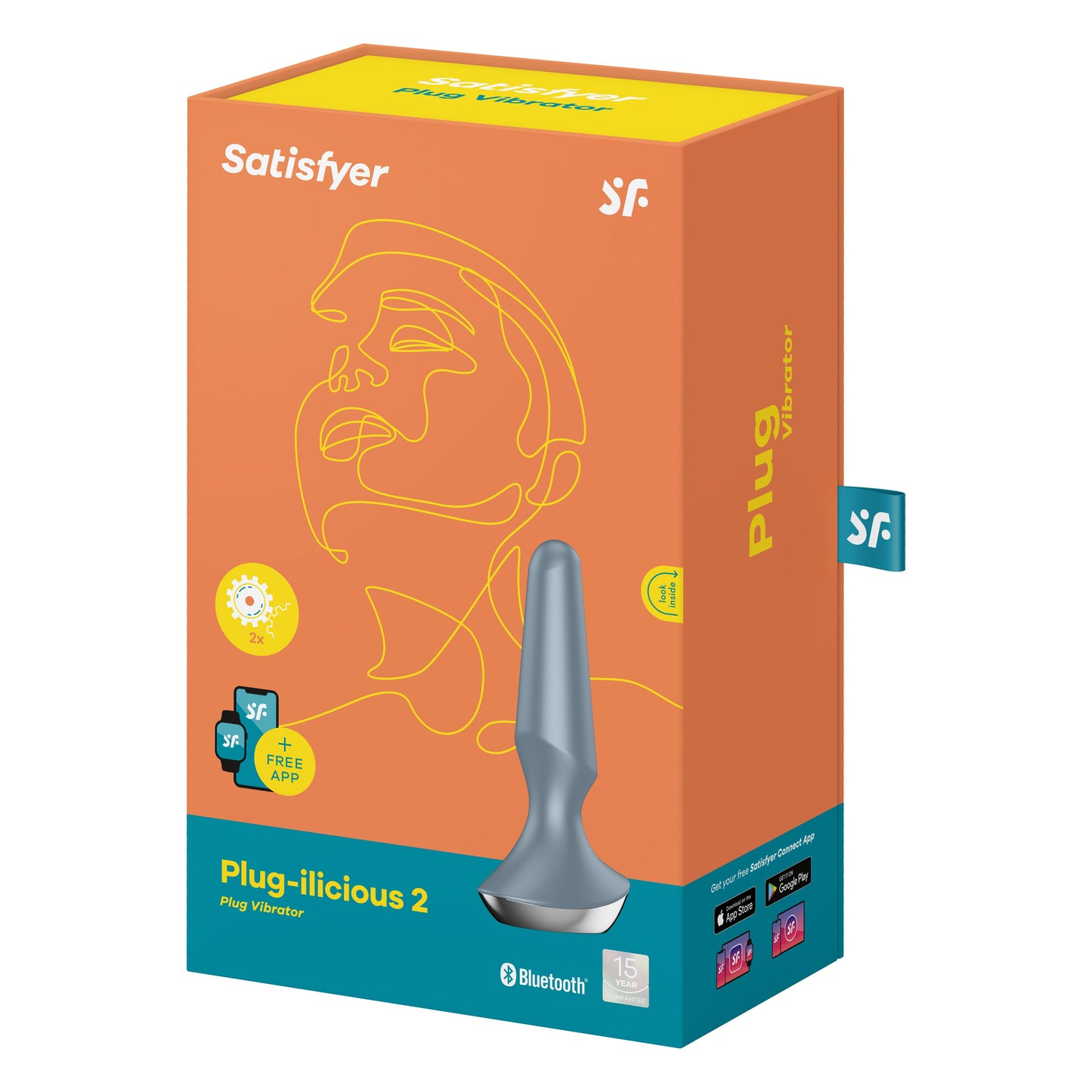 vibratore anale ilicious 2 grigio satisfyer