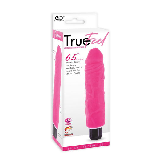 vibratore realistico true feel passion fucsia excellent power confezione