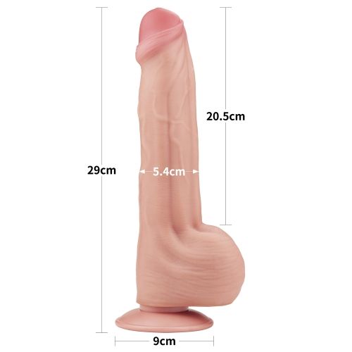 dildo_11.5_king_sized_sliding_skin_dual_layer misure