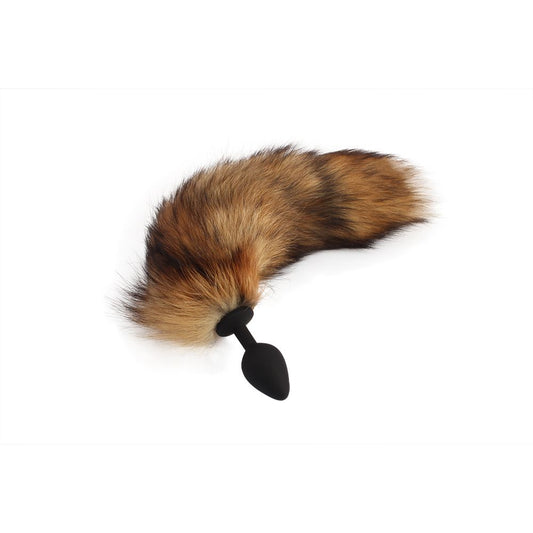 plug anale con coda furry fox chisa dall'alto