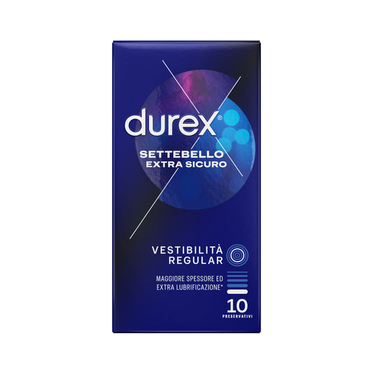 preservativi durex settebello extra sicuro 10pz
