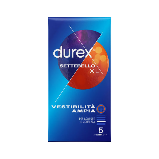 preservativi durex settebello xl 5pz