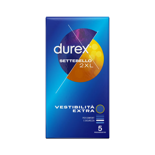 preservativi durex settebello 2xl 5pz