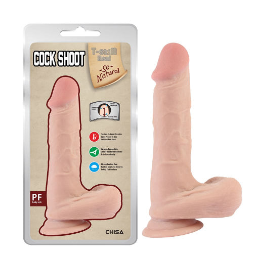 dildo realistico cook shoot rosa flesh chisa scatola