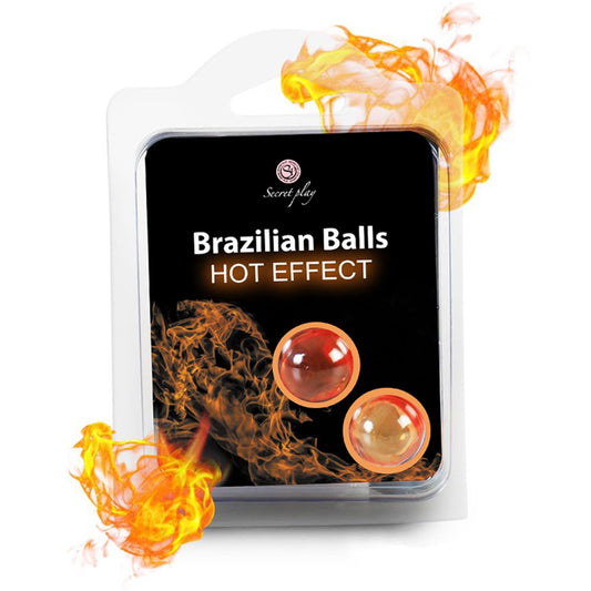 olio massaggio brazilian balls effetto caldo secret play confezione