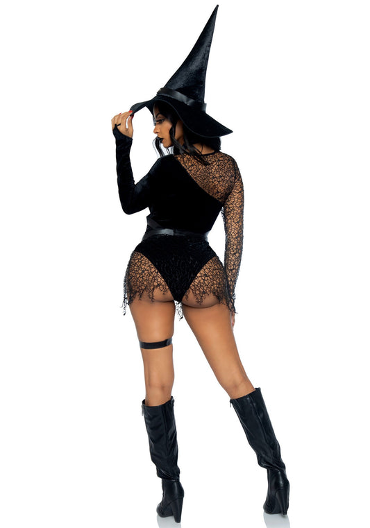 costume strega sexy crafty witch s leg avenue retro