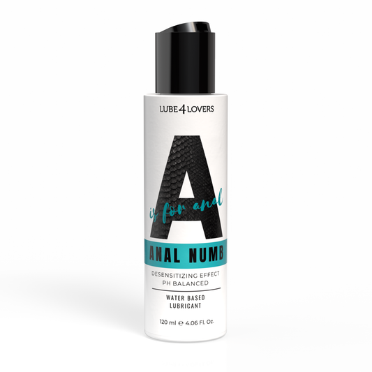 lubrificante anale a is for anal numb 120ml lube4lovers