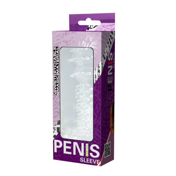guaina e prolunga penis sleeve flail trasparente baile