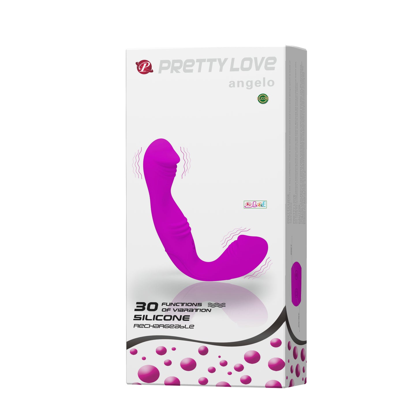 vibratore doppia stimolazione angelo fucsia pretty love