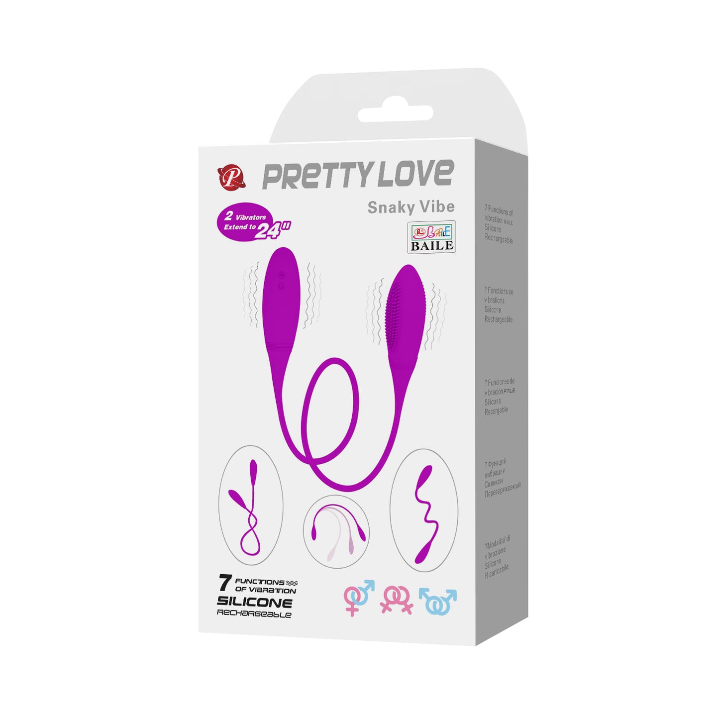vibratore doppia stimolazione snaky pretty love