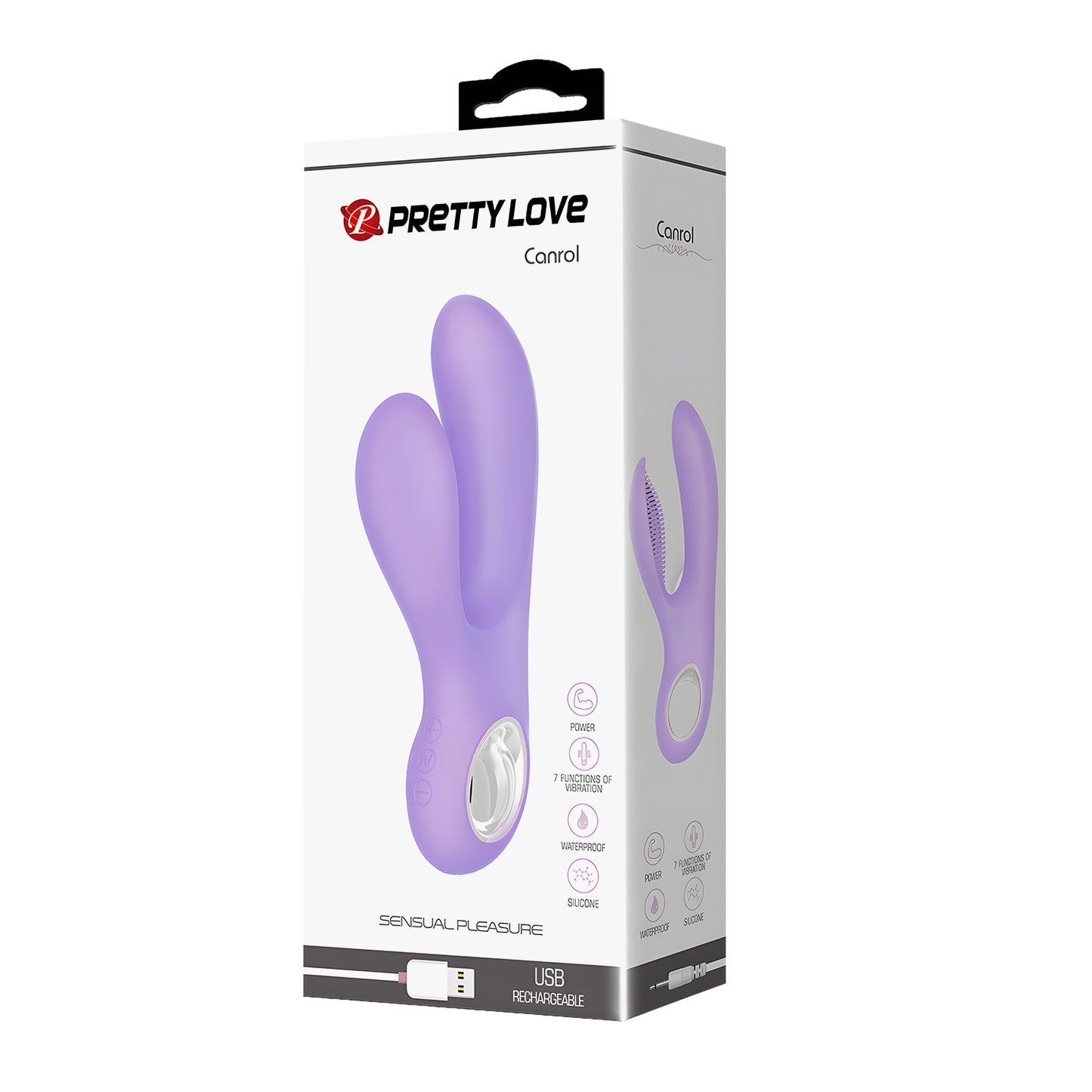 vibratore rabbit canrol viola pretty love
