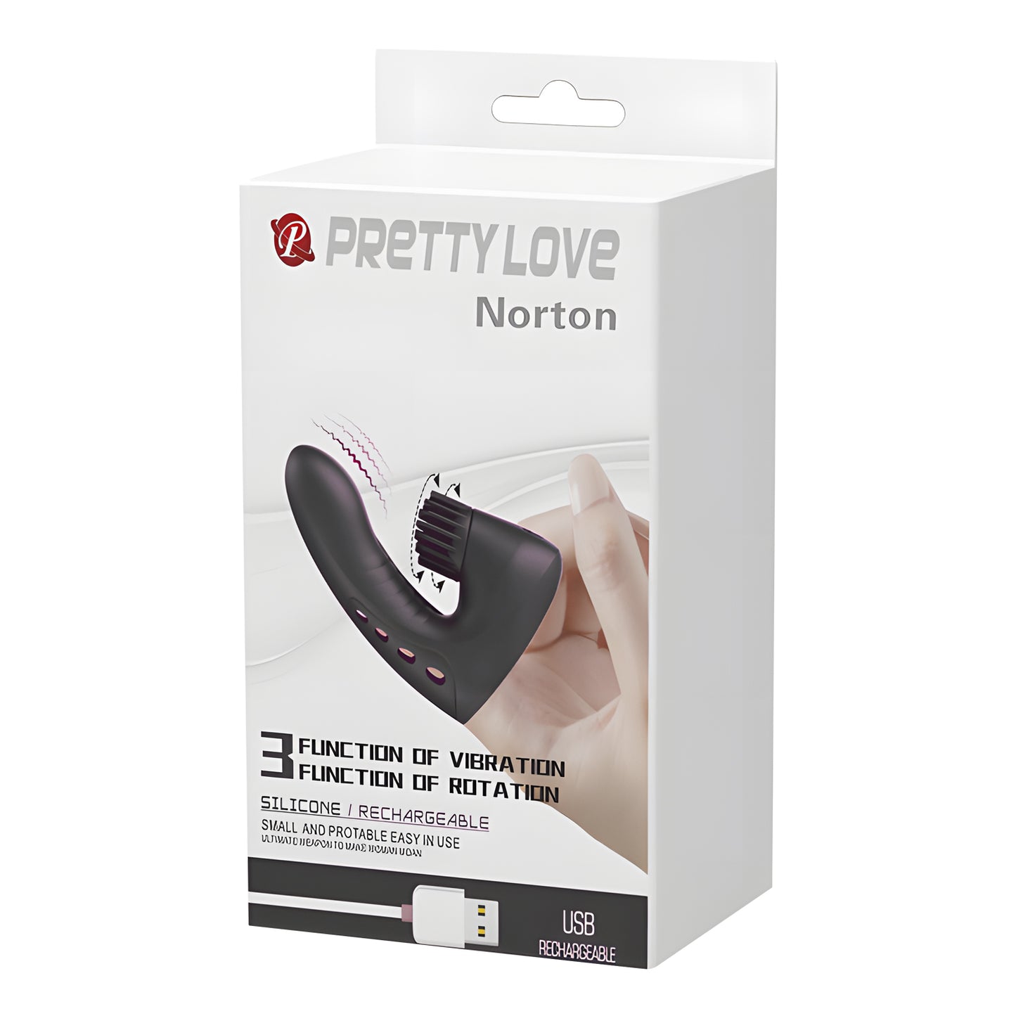 vibratore doppia stimolazione norton nero pretty love
