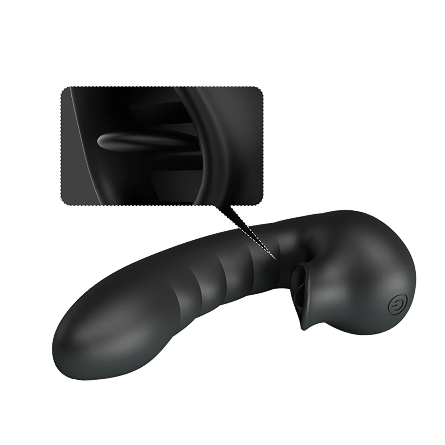 vibratore doppia stimolazione hobgoblin nero pretty love