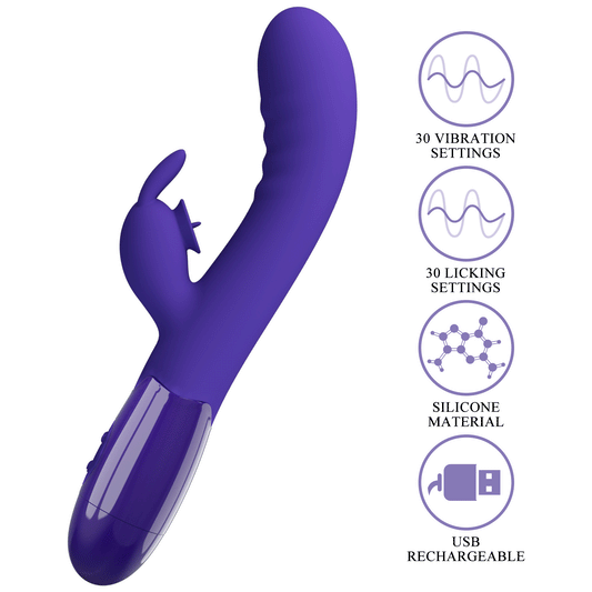 vibratore rabbit cerberus viola pretty love
