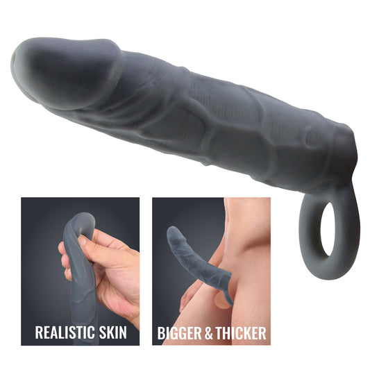 guaina e prolunga pene large grigio pretty love