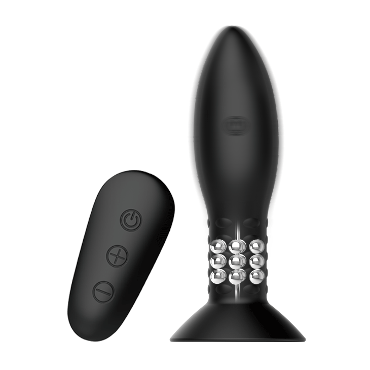 vibratore anale rotation beads eclipse nero mr play