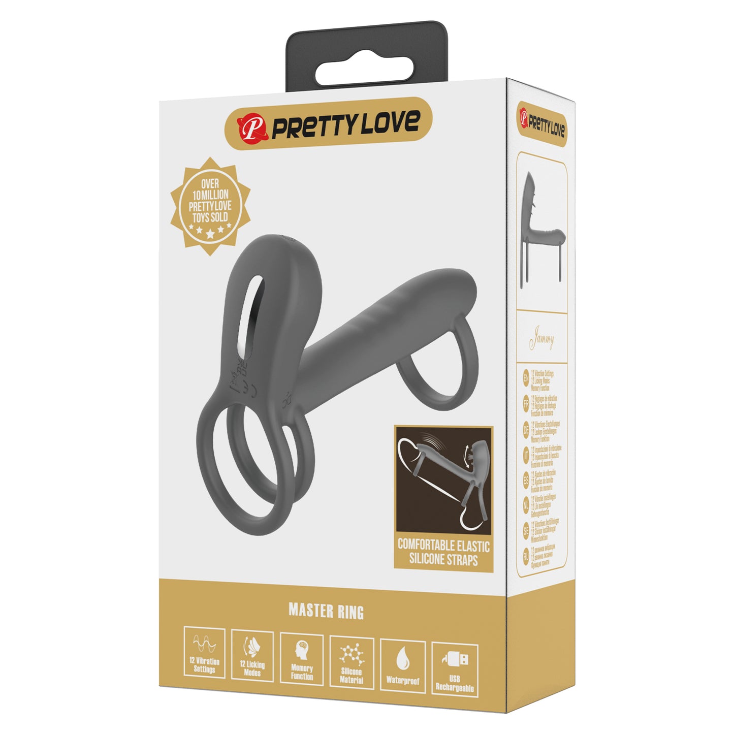 anello vibrante jammy grigio pretty love