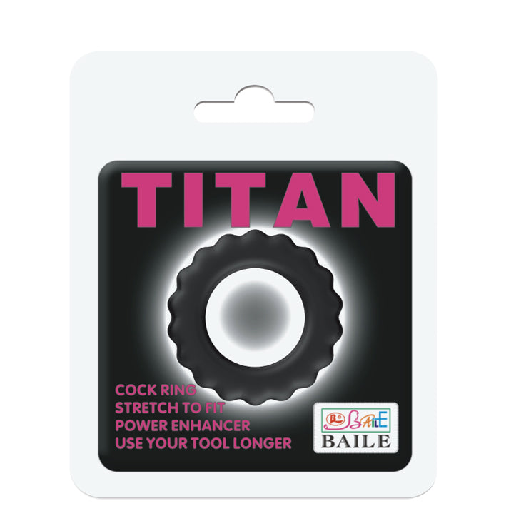 anello fallico titan ring nero baile