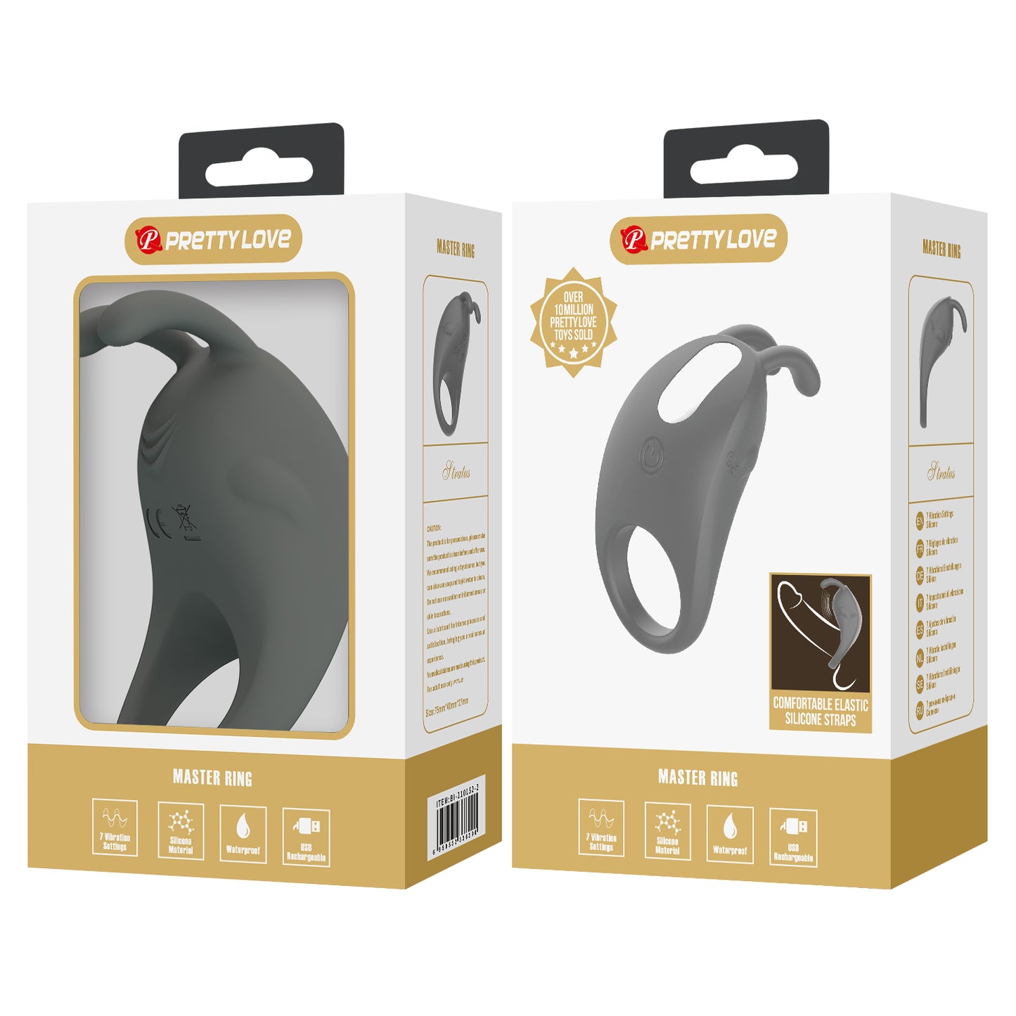 anello vibrante stratus grigio pretty love