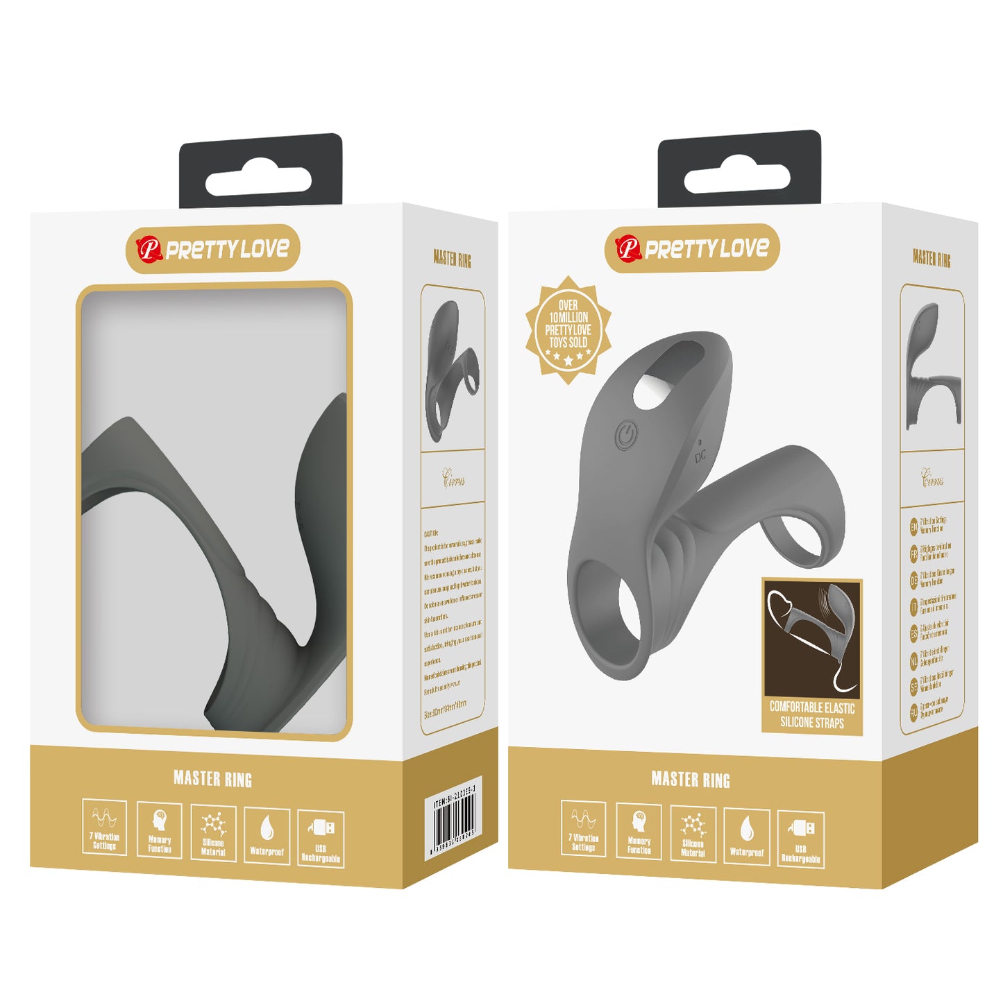 anello vibrante cirrus grigio pretty love