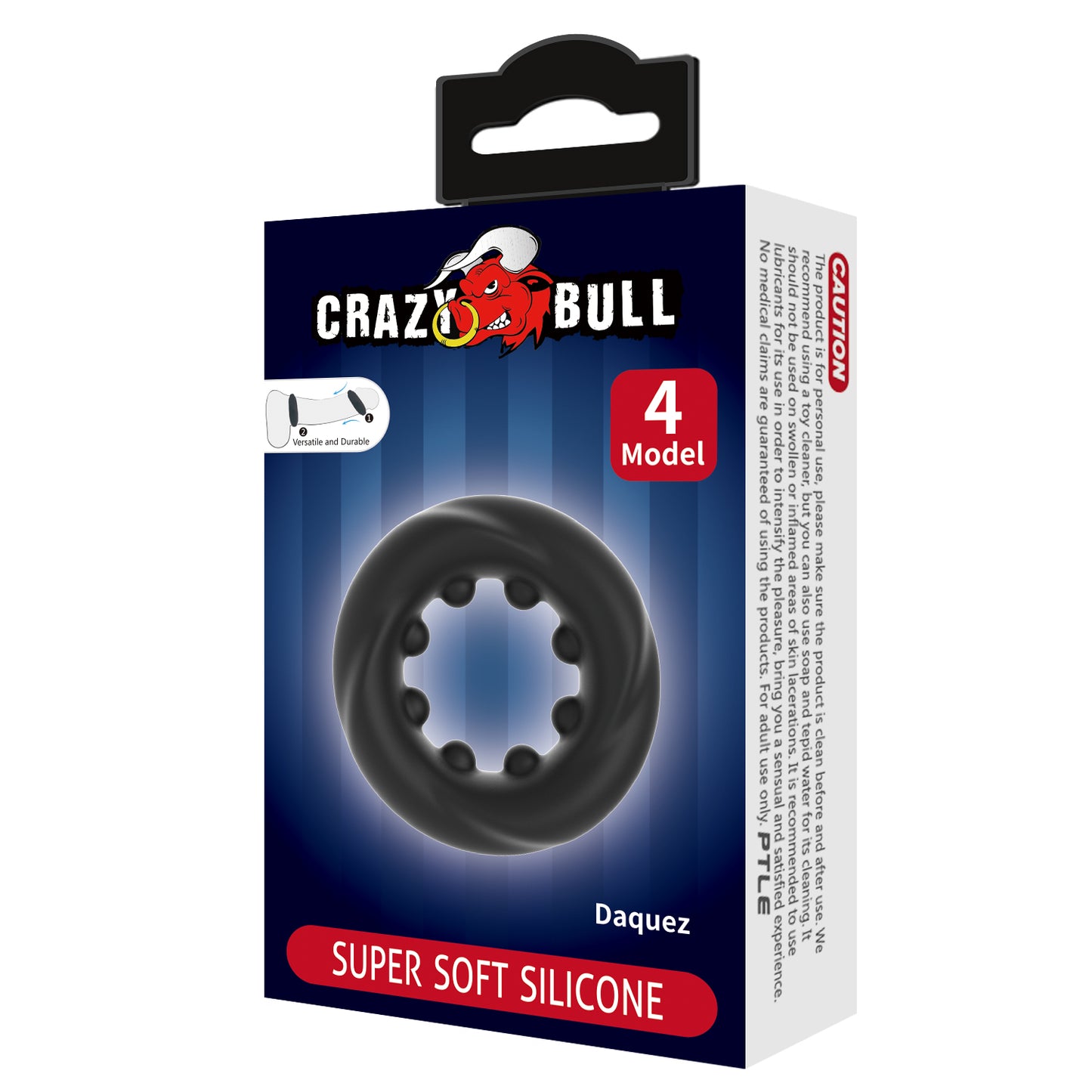 anello fallico daquez nero crazy bull