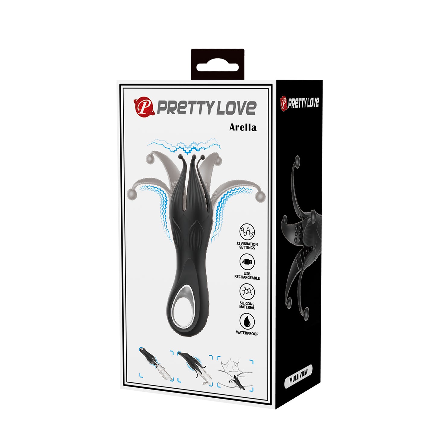 masturbatore automatico arella nero pretty love