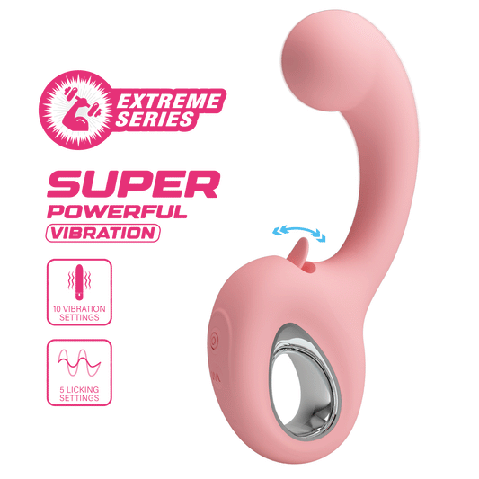 vibratore doppia stimolazione erynnyes rosa pretty love