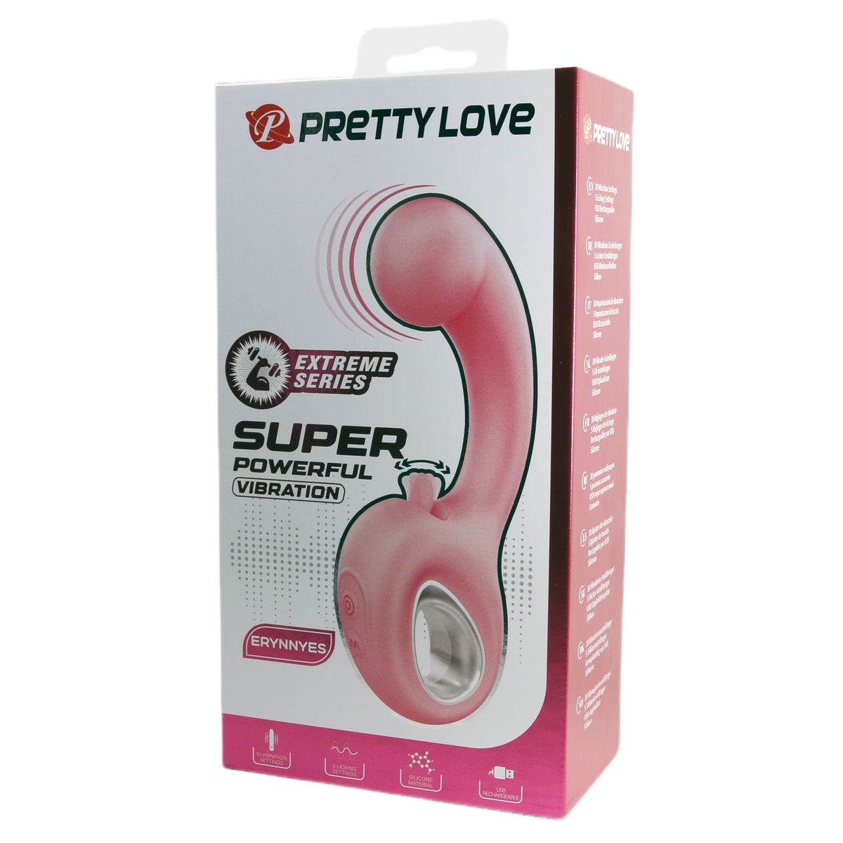 vibratore doppia stimolazione erynnyes rosa pretty love