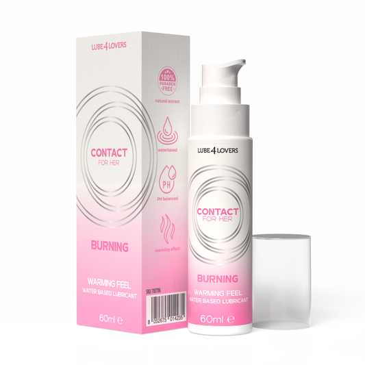 lubrificante vaginale burning 60ml lube4lovers