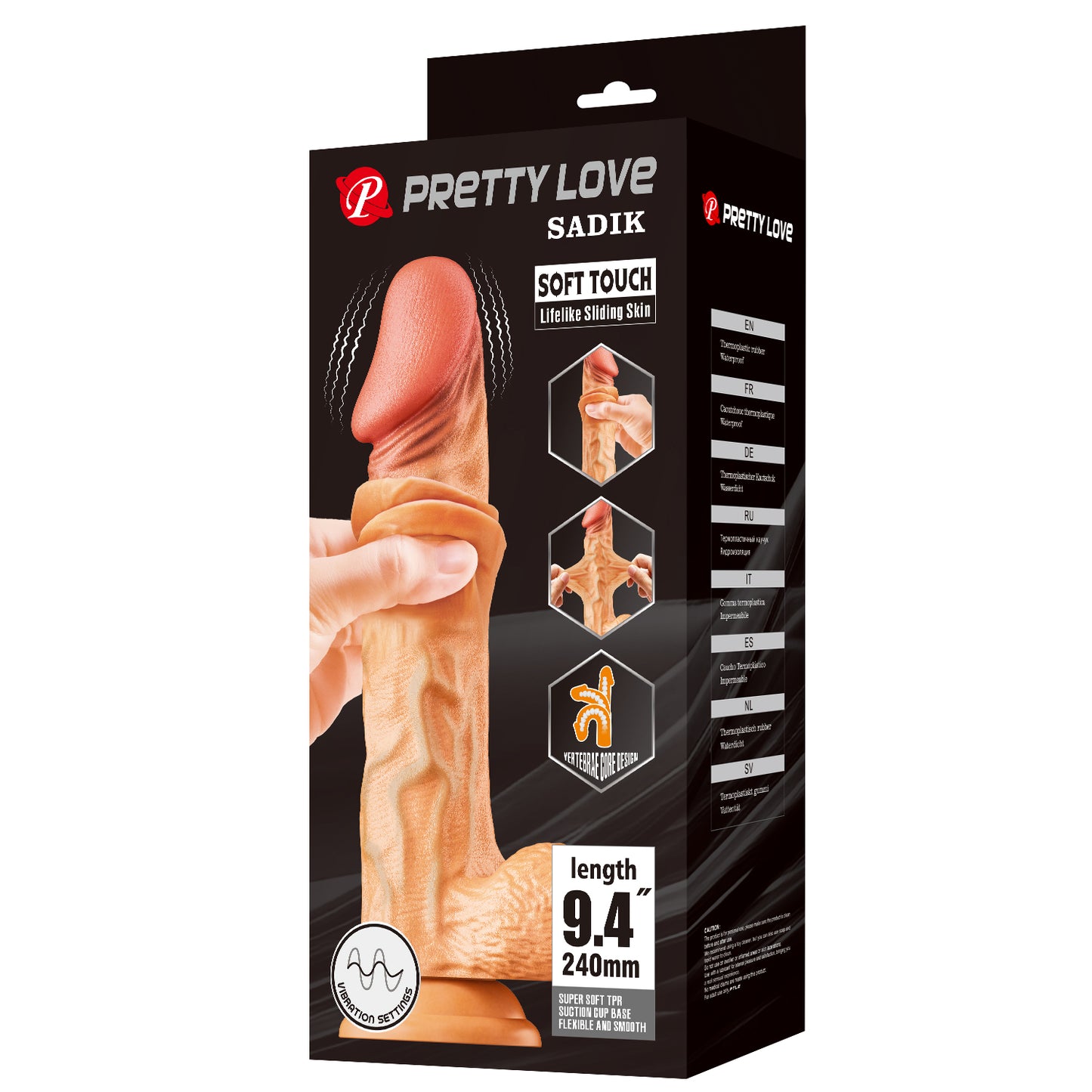 dildo xxl sadic rosa flesh pretty love