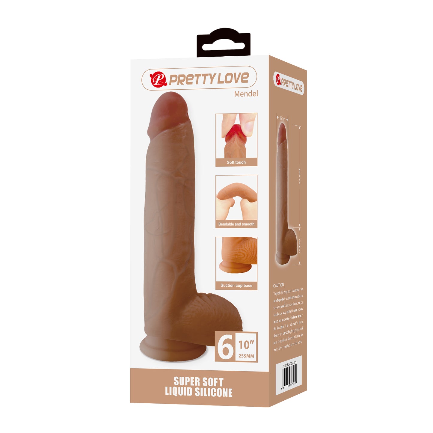 dildo realistico mendel marrone chiaro baile