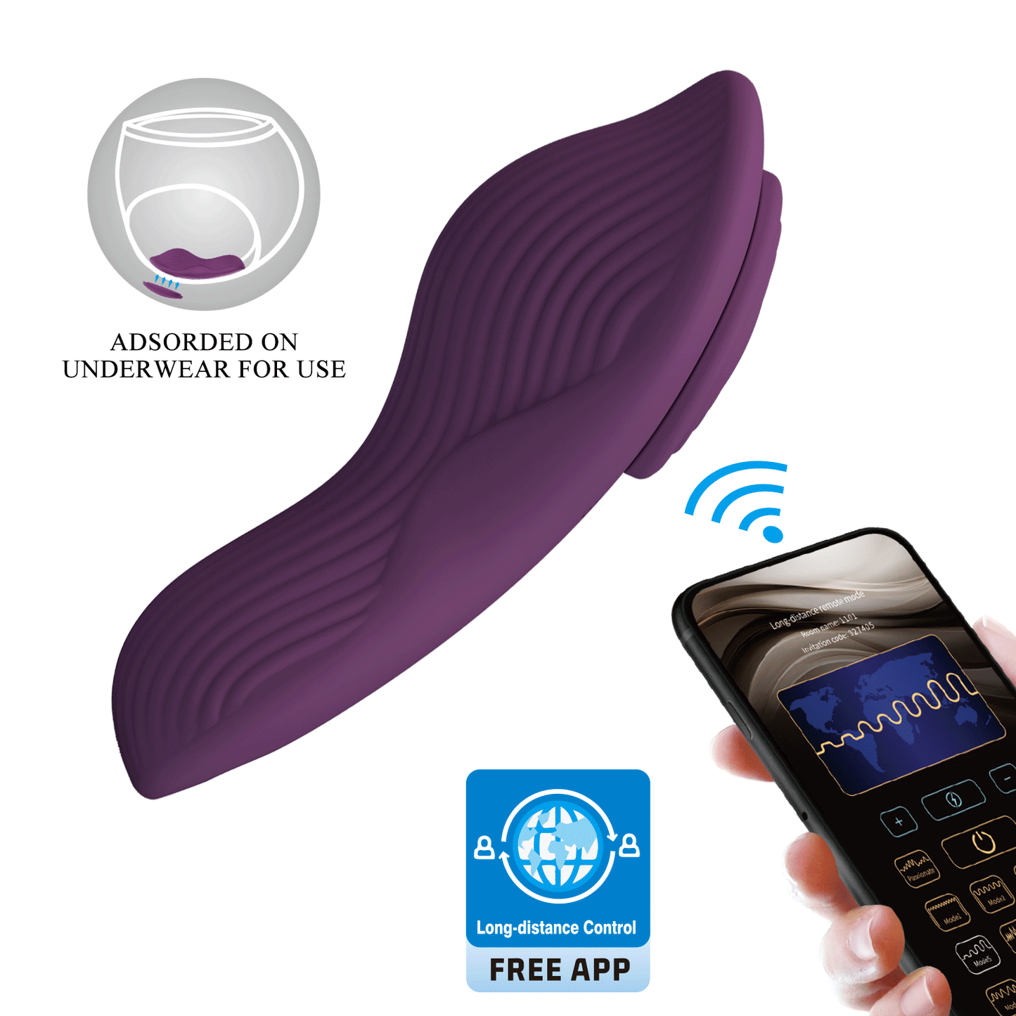 vibratore clitoride mane viola pretty love
