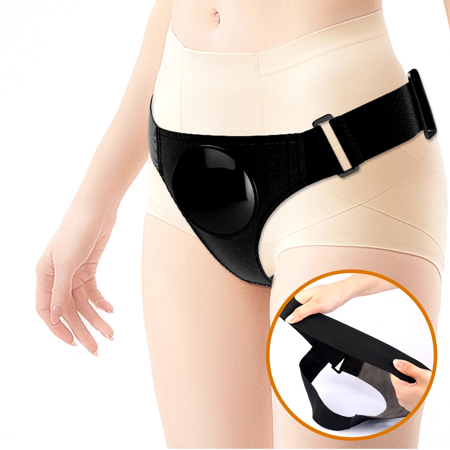 strap on vibrante oher marrone chiaro pretty love